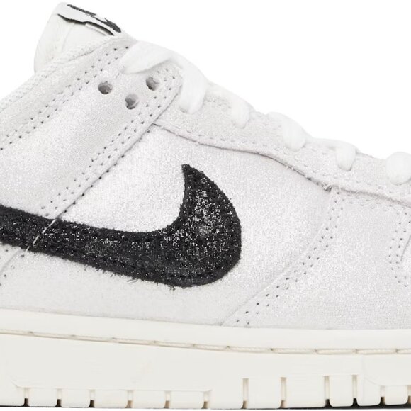 Nike Dunk Low SE White Suede Black Mens Size 10 Womens 11.5 HQ3502-100 NEW - Picture 11 of 13